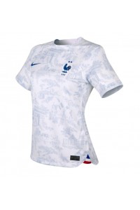 Frankrijk Voetbaltruitje Uit tenue Dames WK 2022 Korte Mouw